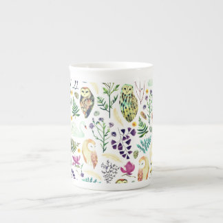 Tasse En Porcelaine Nature-Inspired Botanical Pattern Decorative Throw