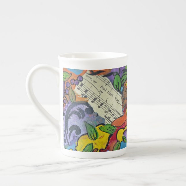 Tasse En Porcelaine ne ressentez jamais cela (Gauche)