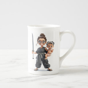 Tasse En Porcelaine Ninja Maman