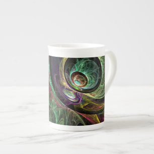 Tasse En Porcelaine OEil aux yeux Art Abstrait