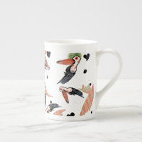Oiseaux Toucan Été Art Tropical Végétalien