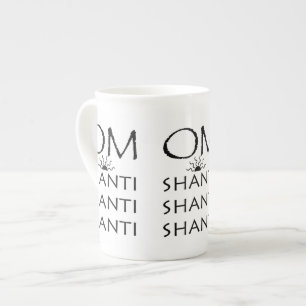 Tasse En Porcelaine OM-Shanti/yoga