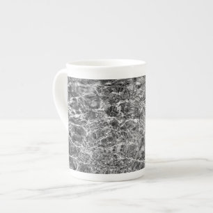 Tasse En Porcelaine Ondulations d'eau de rivière