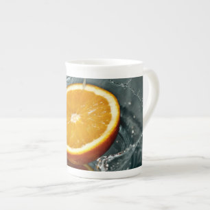 Tasse En Porcelaine orange juteuse positive pour l'humeur vitaminée