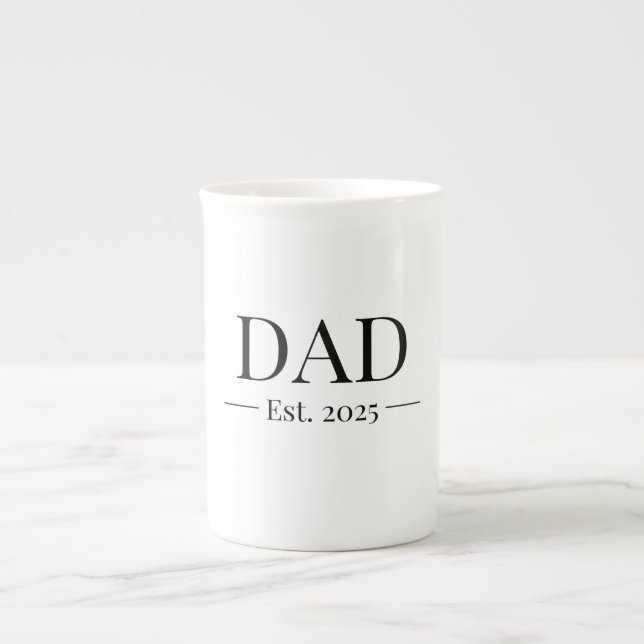 Tasse En Porcelaine Papa établi 2025 (Devant)