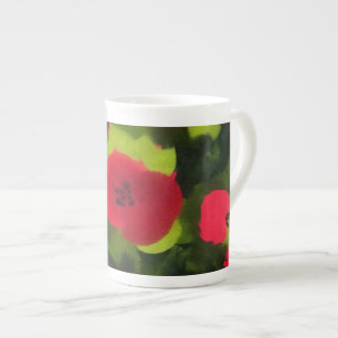 Tasse En Porcelaine Papps peints   Flore irrésistible