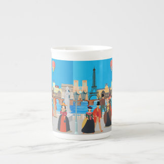 Tasse En Porcelaine Paris victorien