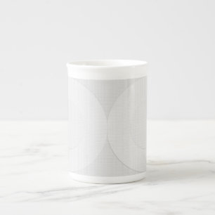 Tasse En Porcelaine Pastel moderne gris clair