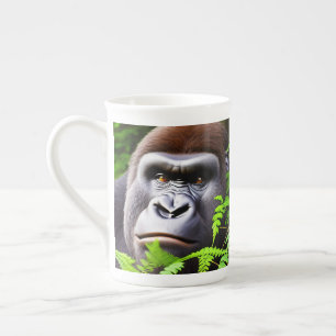 Tasse En Porcelaine Peekaboo Gorilla, Coupe de Chine osseuse