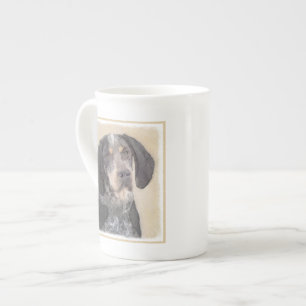 Tasse En Porcelaine Peinture de linge bluetick - mignon chien original