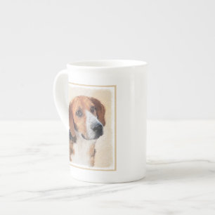 Tasse En Porcelaine Peinture Harrier - Joli art original chien
