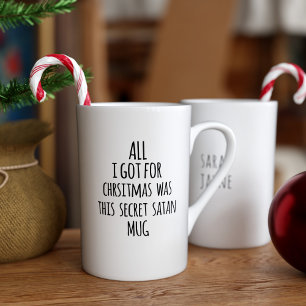 Tasse En Porcelaine Père Noël drôle mal orthographié l'os de Noël