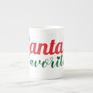 Tasse En Porcelaine Père Noël favori