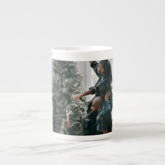 Tasse En Porcelaine Personalized Two Sided Family Christmas Photo 