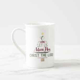 Tasse En Porcelaine PERSONNALISABLE O Venez Adore-Le