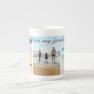 Tasse En Porcelaine Personnalisé Votre Famille Photo Collage Cadeau Mu