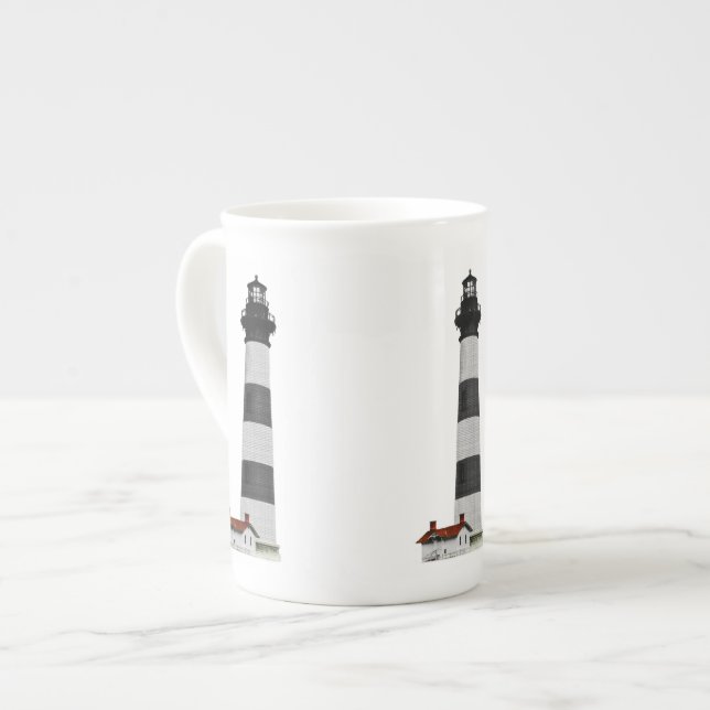 Tasse En Porcelaine Phare de Bodie Island (Devant gauche)