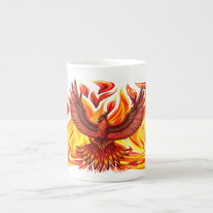Tasse En Porcelaine Phoenix mythologique immortelle Créature
