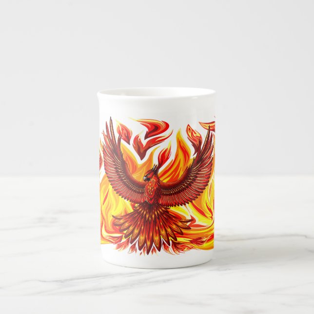 Tasse En Porcelaine Phoenix mythologique immortelle Créature (Devant)