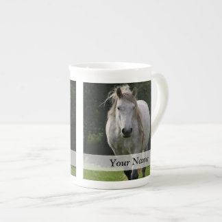 Tasse En Porcelaine Photo du poney de Cute