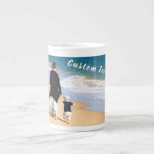 Tasse En Porcelaine Photo et texte personnalisés - Votre propre desig