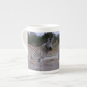 Tasse En Porcelaine Photo Zebra Double Take
