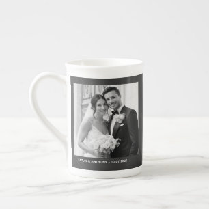 Tasse En Porcelaine Photos de parents et de couples en noir et blanc