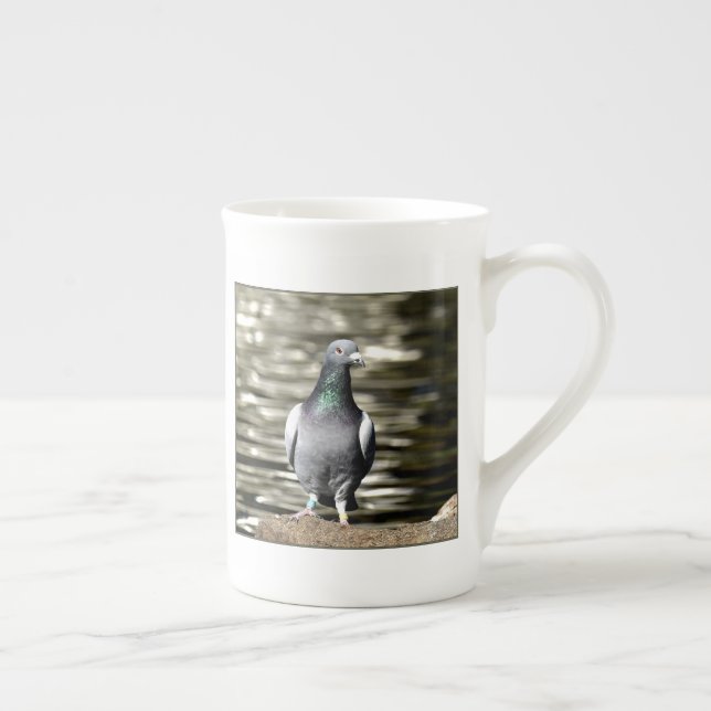 Tasse En Porcelaine Pigeon (Droite)