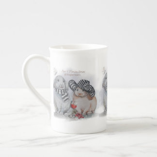 Tasse En Porcelaine "Pipa & Marlow" Boganhues Print