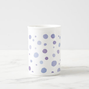 Tasse En Porcelaine pois peints à la main