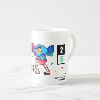 Tasse En Porcelaine Poisson avec pattes Boug de spécialité