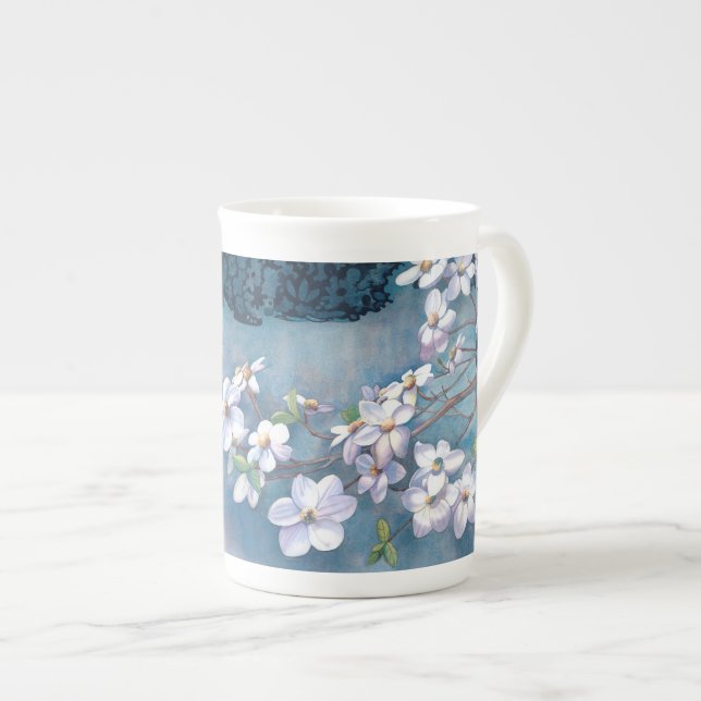 Tasse En Porcelaine Porcelaine tendre de cornouiller (Devant droit)