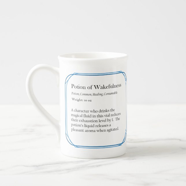 Tasse En Porcelaine Potion d'éveil 10 oz de muscade (Gauche)