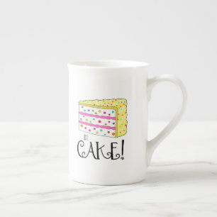 Tasse En Porcelaine Pour Le Petit Déjeuner, J'Aime Mes Oeufs...dans Ca
