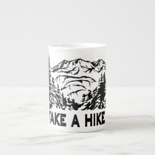 Tasse En Porcelaine Prenez une citation Hippique paysage montagnard mo