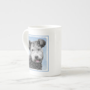 Tasse En Porcelaine Pumi Peinture - Cute Original Chien Art