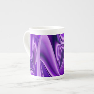 Tasse En Porcelaine Purple Dreams, Imaginaire Abstrait Rainbow-Art