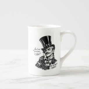 Tasse En Porcelaine Qui est précieux?! Caricature de Lord spirituel
