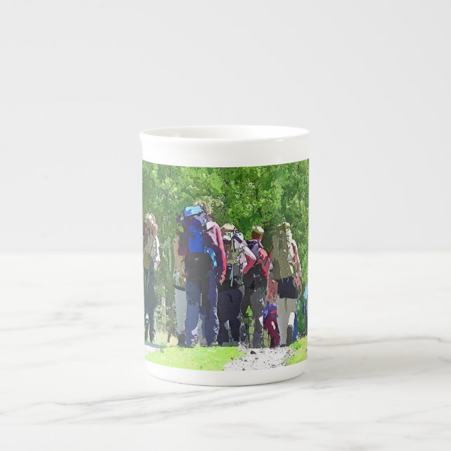 TASSE EN PORCELAINE RANDONNÉE (Devant)