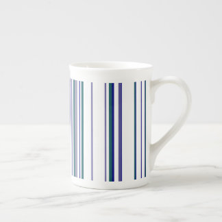 Tasse En Porcelaine Rayures Modernes Branchées