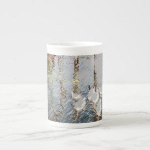 Tasse En Porcelaine Réflexions sur le canard toutes
