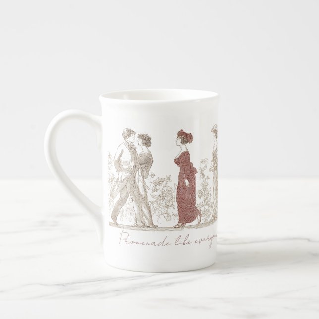 Tasse En Porcelaine Regency Romance  (Gauche)