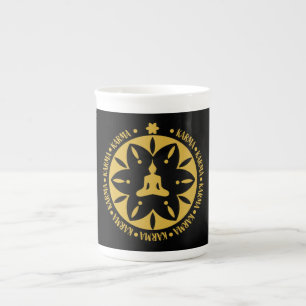 Tasse En Porcelaine Religion bouddhiste karma - Bouddhisme Six Sages