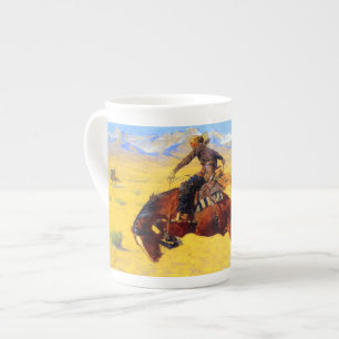 Tasse En Porcelaine Remington Old West Horse et Cowboy