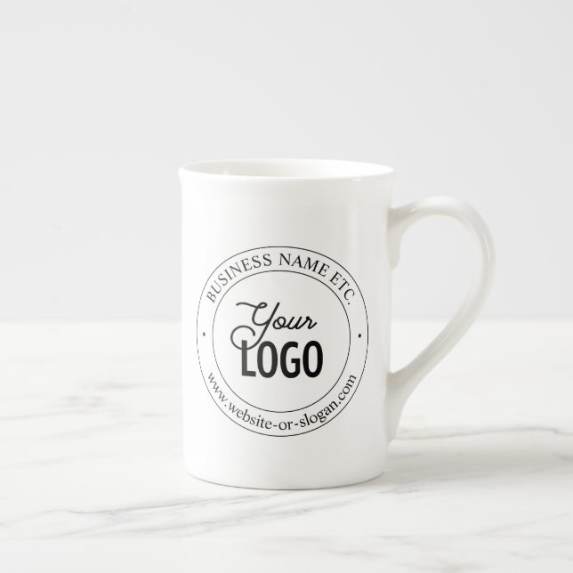 Tasse En Porcelaine Remplacement et personnalisation faciles du logo | (Droite)