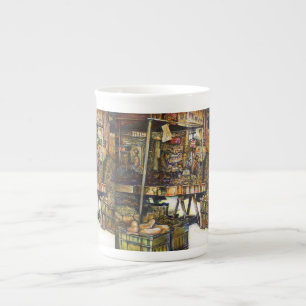 Tasse En Porcelaine Rend la créativité plus éclatante