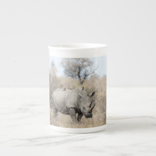 Tasse En Porcelaine Rhino blanc