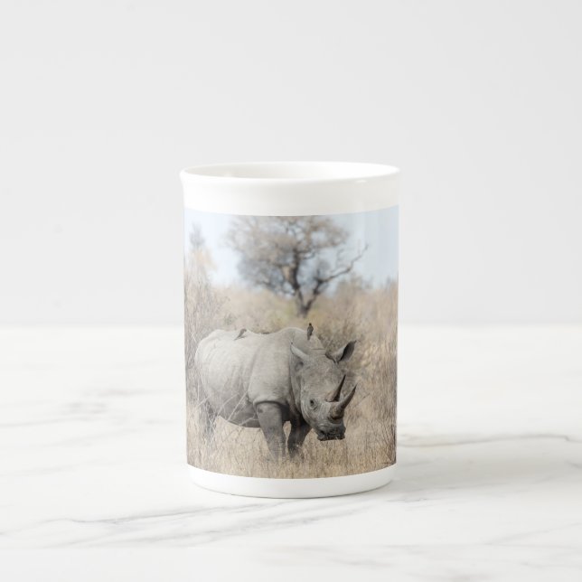 Tasse En Porcelaine Rhino blanc (Devant)
