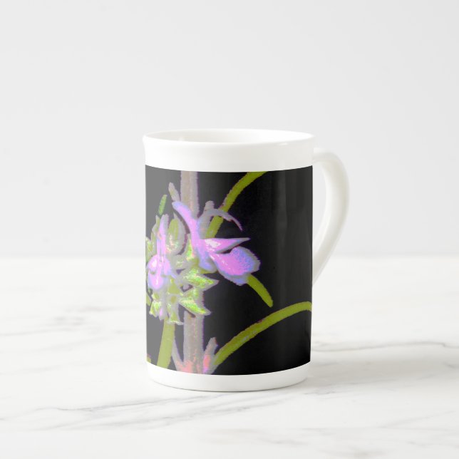 Tasse En Porcelaine Romarin en fleurs (Devant droit)