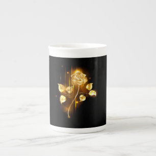 Tasse En Porcelaine Rose d'or ( rose d'or )